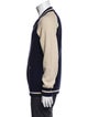 Brunello Cucinelli Wool Colorblock Pattern Bomber Jacket