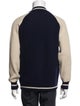 Brunello Cucinelli Wool Colorblock Pattern Bomber Jacket