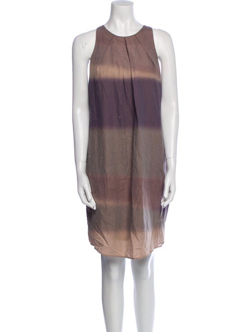 Brunello Cucinelli Tie-Dye Print Mini Dress