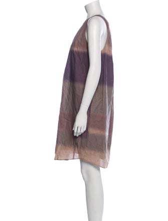 Brunello Cucinelli Tie-Dye Print Mini Dress