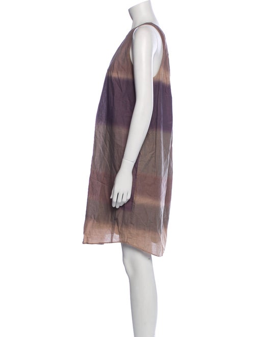 Brunello Cucinelli Tie-Dye Print Mini Dress