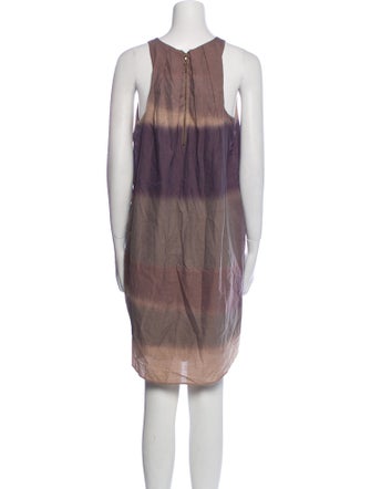 Brunello Cucinelli Tie-Dye Print Mini Dress