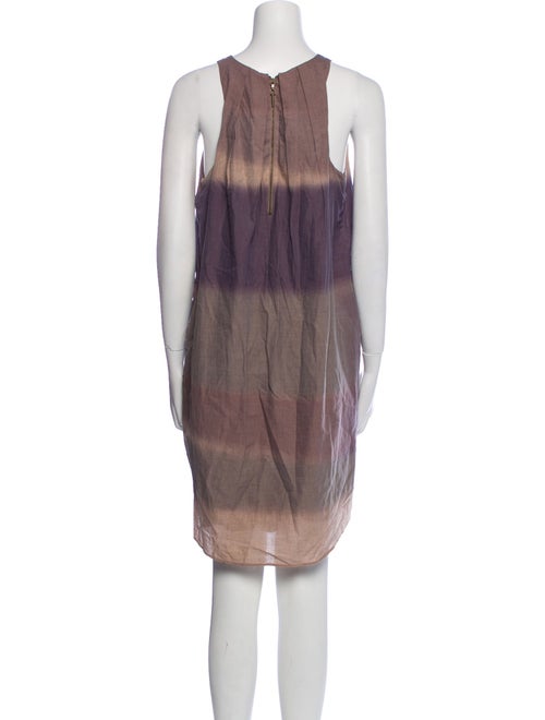 Brunello Cucinelli Tie-Dye Print Mini Dress