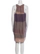 Brunello Cucinelli Tie-Dye Print Mini Dress