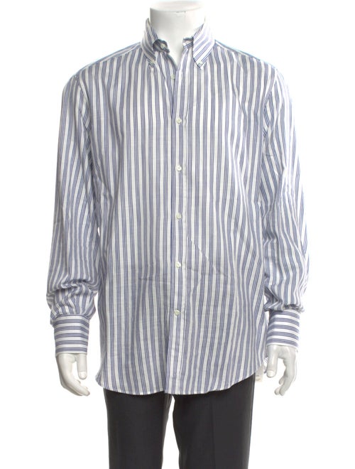 Brunello Cucinelli Striped Long Sleeve Shirt