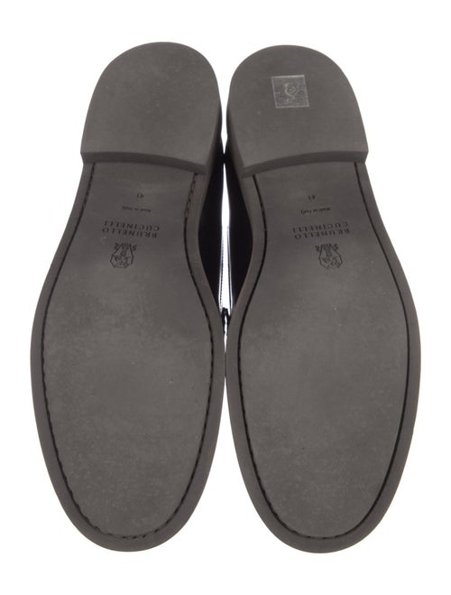 Brunello Cucinelli Monili Patent Leather Loafer Sneakers