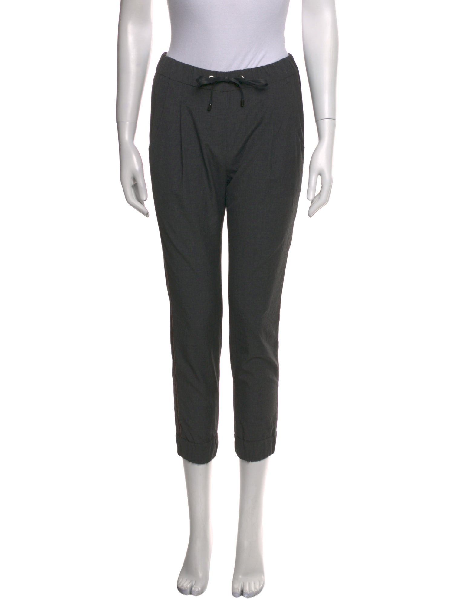 Brunello Cucinelli Wool Skinny Leg Pants