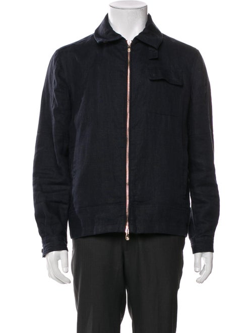 Brunello Cucinelli Linen Bomber Jacket