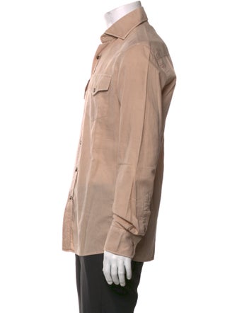 Brunello Cucinelli Long Sleeve Western Shirt