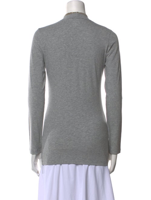 Brunello Cucinelli V-Neck Long Sleeve Top