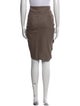 Brunello Cucinelli Virgin Wool Knee-Length Skirt