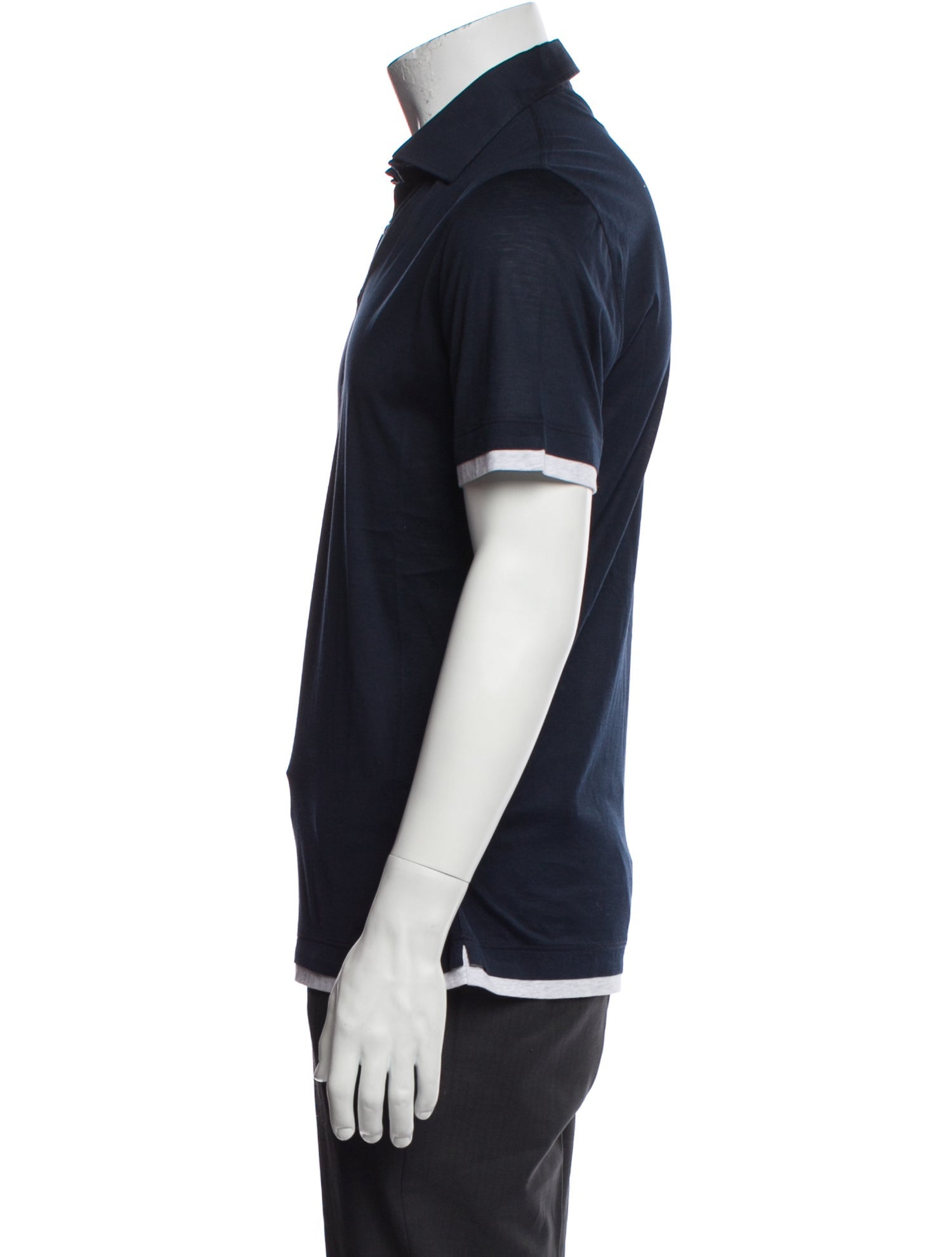 Brunello Cucinelli Silk Collar Polo Shirt