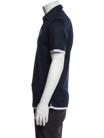 Brunello Cucinelli Silk Collar Polo Shirt