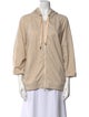 Brunello Cucinelli V-Neck Three-Quarter Sleeve Sweatshirt