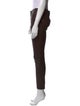Brunello Cucinelli Leather Straight Leg Pants