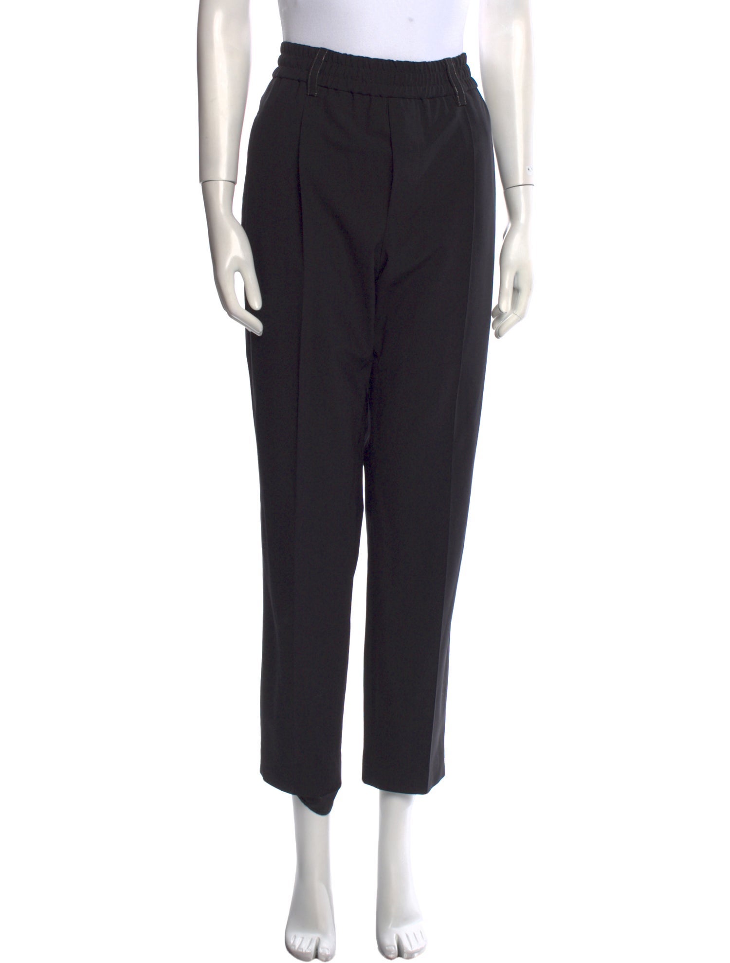 Brunello Cucinelli Virgin Wool Straight Leg Pants