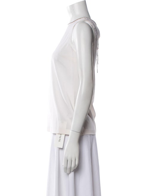 Brunello Cucinelli Silk Crew Neck Top