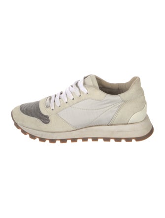 Brunello Cucinelli Monili Suede Sneakers