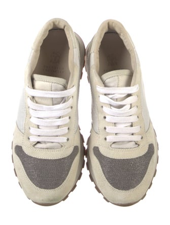Brunello Cucinelli Monili Suede Sneakers