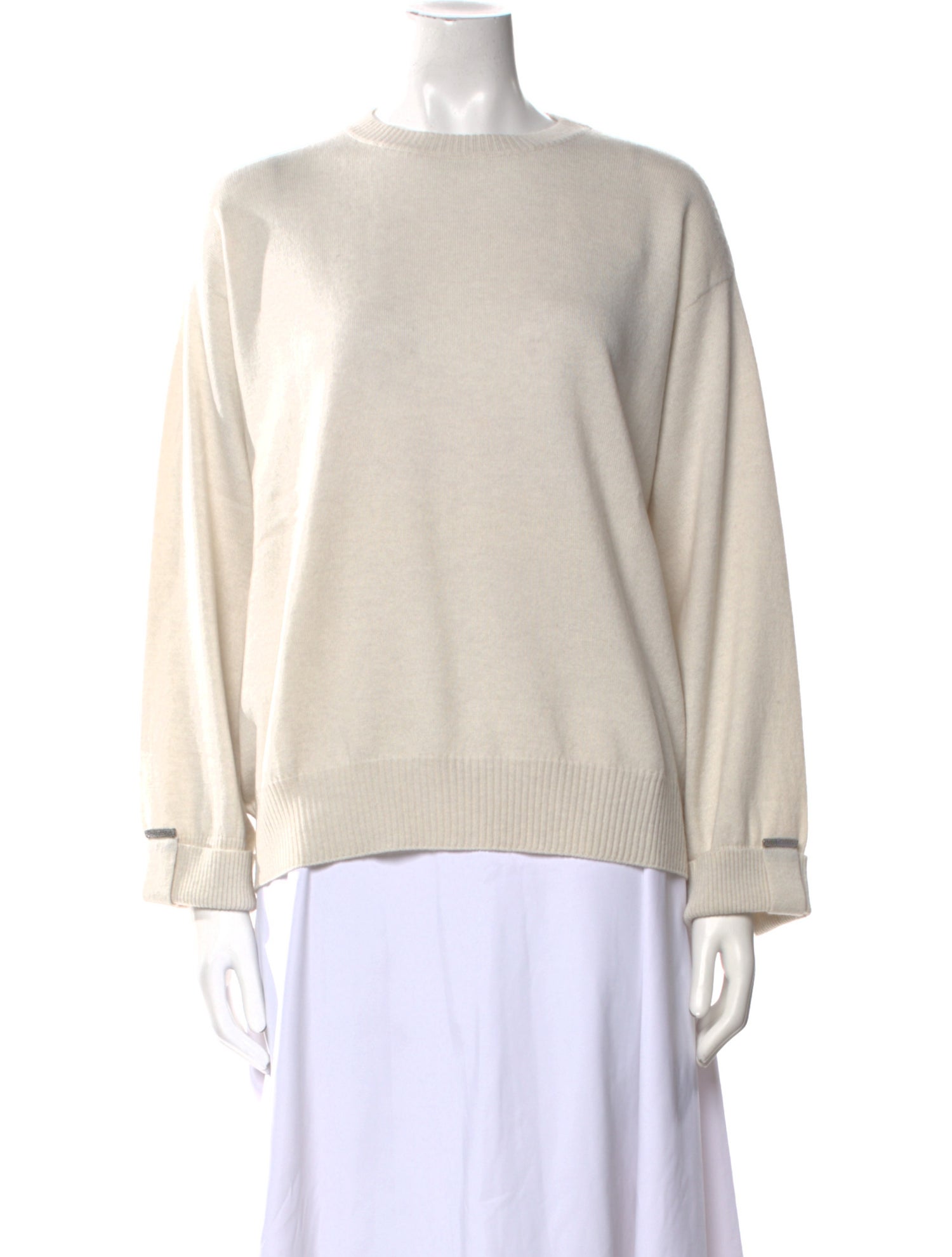Brunello Cucinelli Cashmere Bateau Neckline Sweater