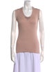 Brunello Cucinelli Scoop Neck Sleeveless Top