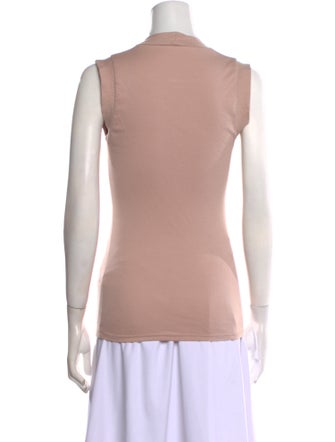 Brunello Cucinelli Scoop Neck Sleeveless Top