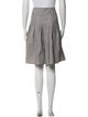 Brunello Cucinelli Pleated Accents Knee-Length Skirt