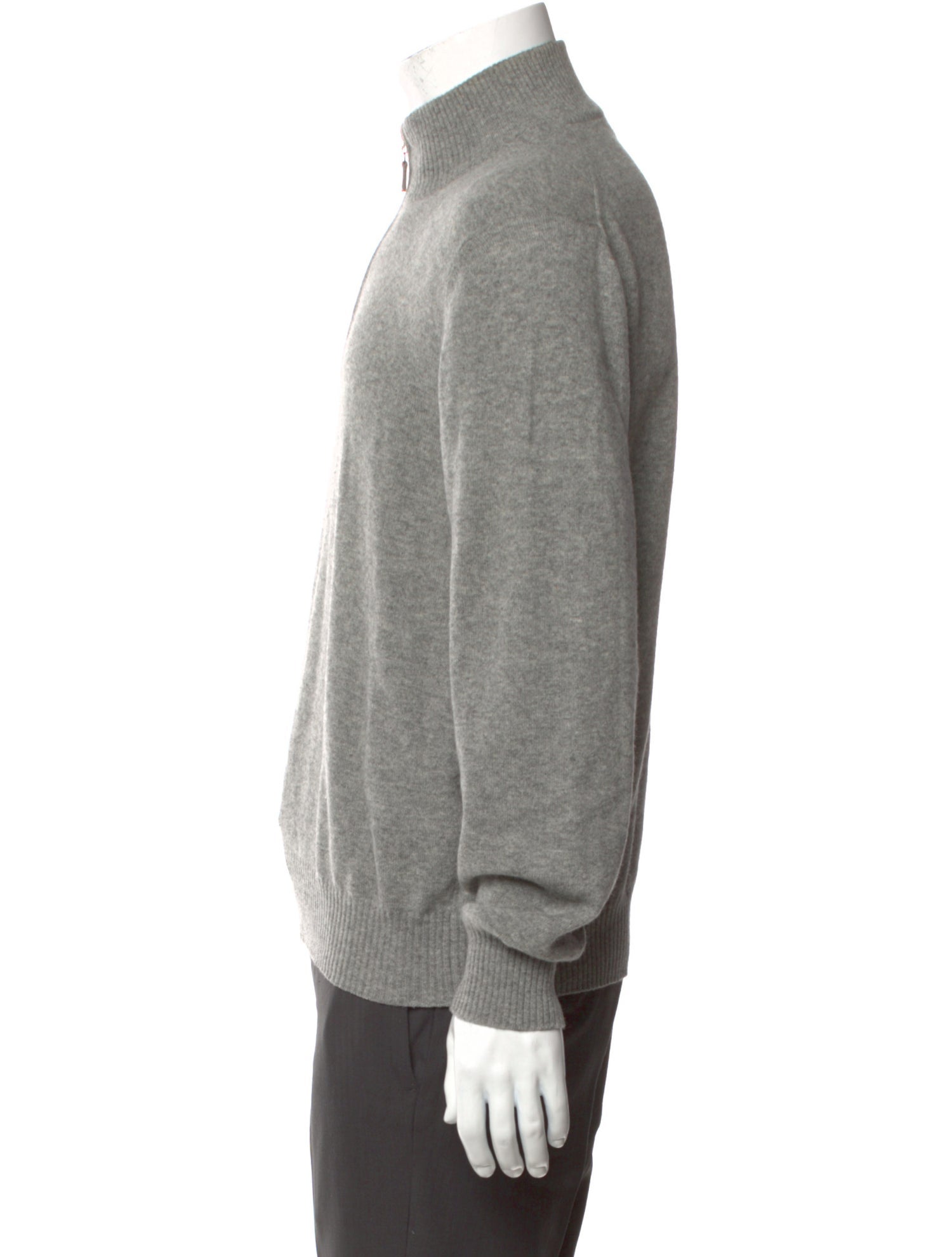 Brunello Cucinelli Cashmere Mock Neck Polo Sweater