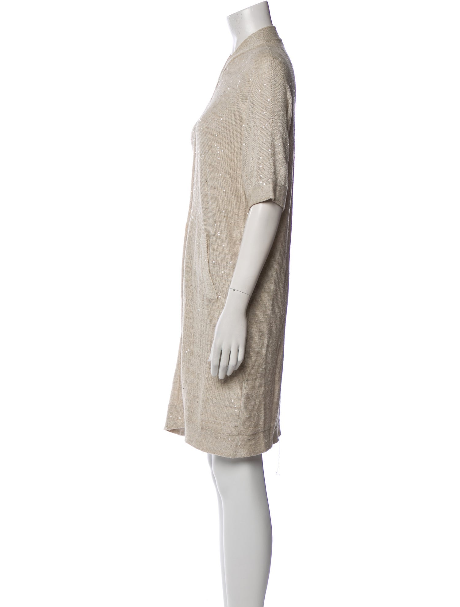 Brunello Cucinelli Linen Mini Dress