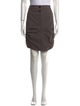 Brunello Cucinelli Pleated Accents Knee-Length Skirt