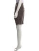 Brunello Cucinelli Pleated Accents Knee-Length Skirt