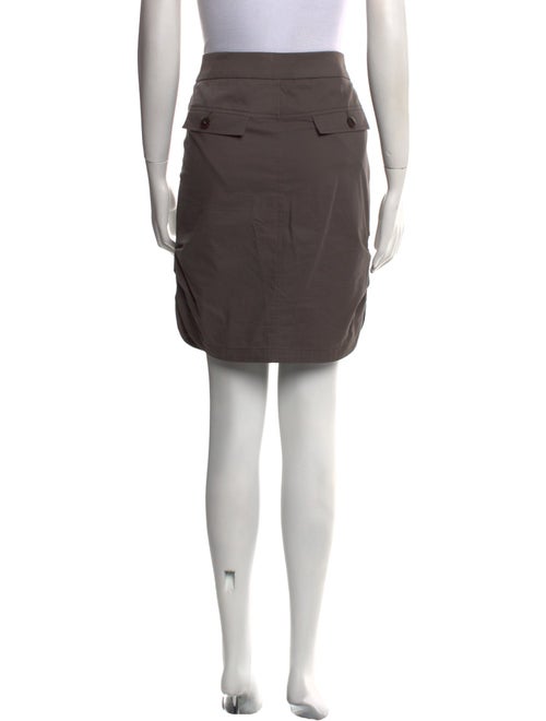 Brunello Cucinelli Pleated Accents Knee-Length Skirt