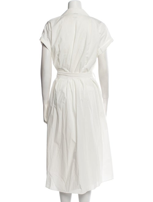 Brunello Cucinelli V-Neck Midi Length Dress