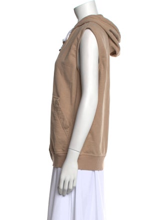 Brunello Cucinelli Mock Neck Sleeveless Sweatshirt