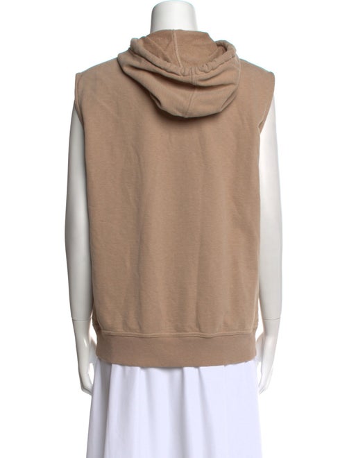 Brunello Cucinelli Mock Neck Sleeveless Sweatshirt