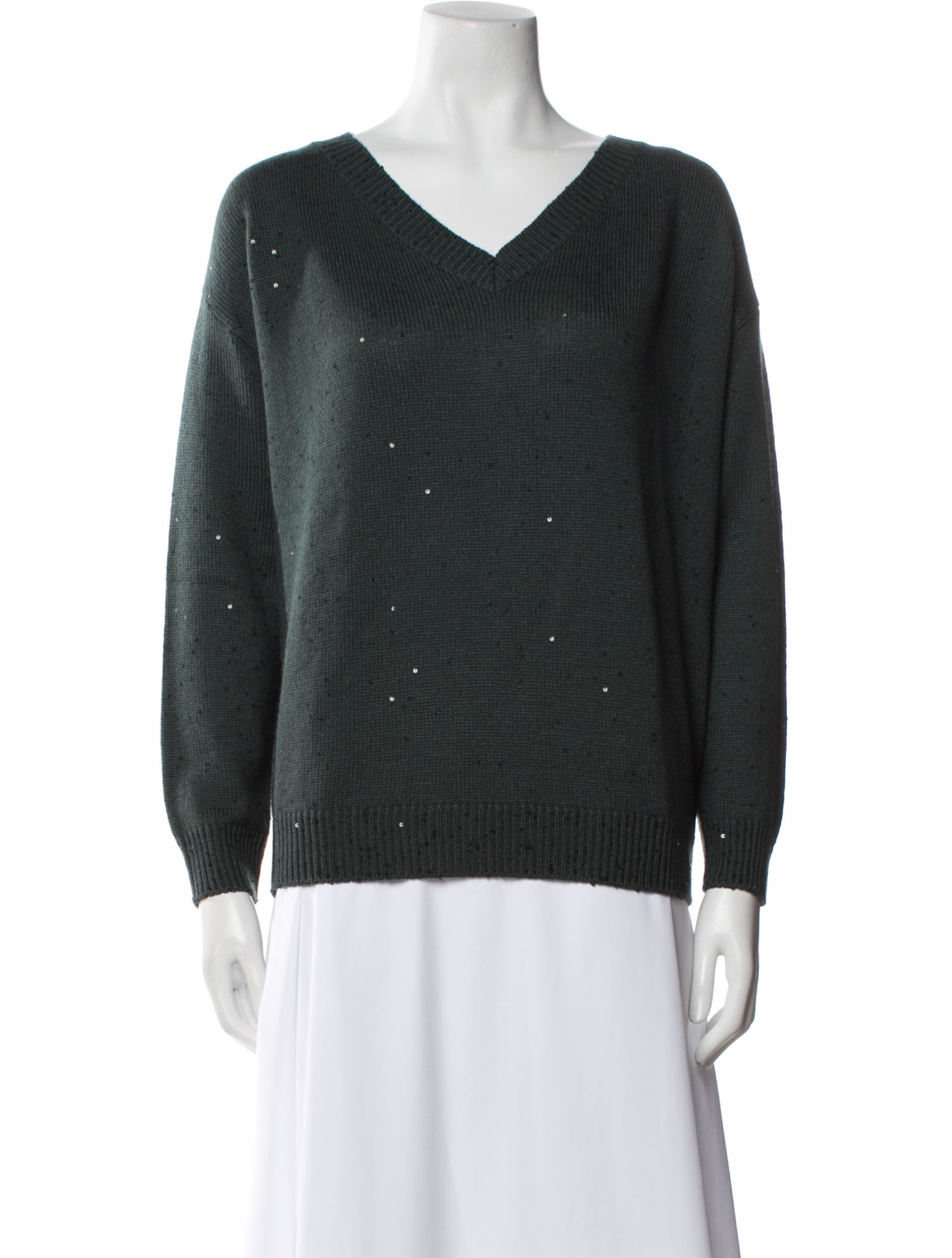 Brunello Cucinelli Cashmere V-Neck Sweater