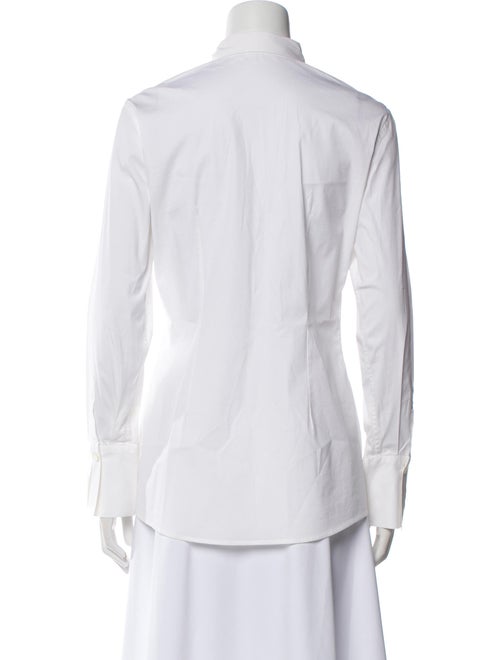 Brunello Cucinelli Long Sleeve Button-Up Top