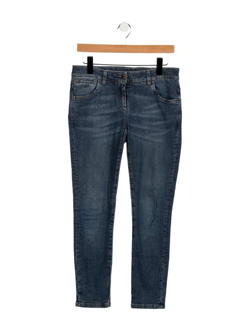 Brunello Cucinelli Mid-Rise Skinny Leg Jeans