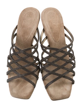 Brunello Cucinelli Leather Espadrilles