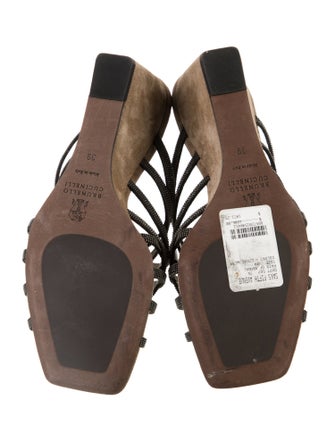 Brunello Cucinelli Leather Espadrilles