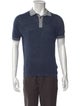 Brunello Cucinelli Linen V-Neck Polo Shirt
