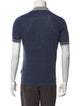 Brunello Cucinelli Linen V-Neck Polo Shirt