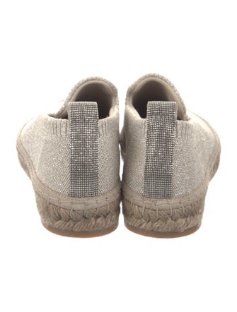 Brunello Cucinelli Glitter Accents Espadrilles