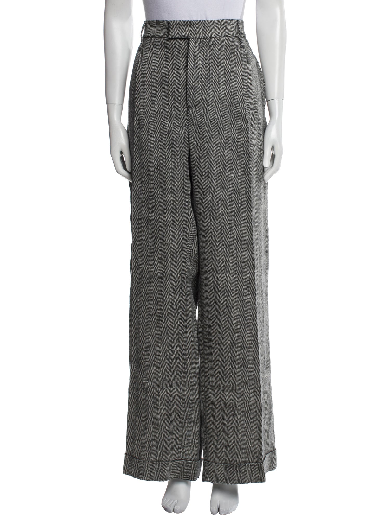Brunello Cucinelli Linen Wide Leg Pants w/ Tags