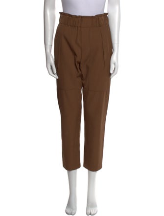 Brunello Cucinelli Virgin Wool Straight Leg Pants