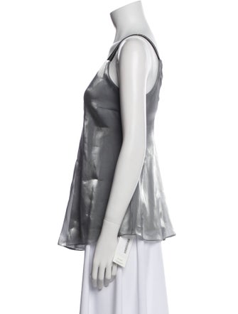 Brunello Cucinelli V-Neck Sleeveless Top