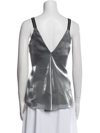 Brunello Cucinelli V-Neck Sleeveless Top