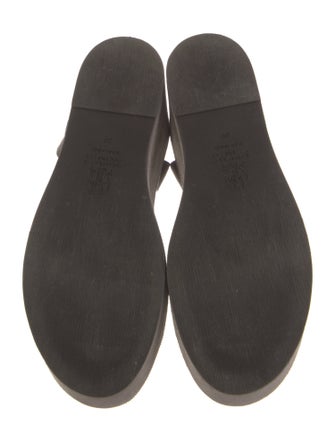 Brunello Cucinelli Suede Beaded Accents Sandals