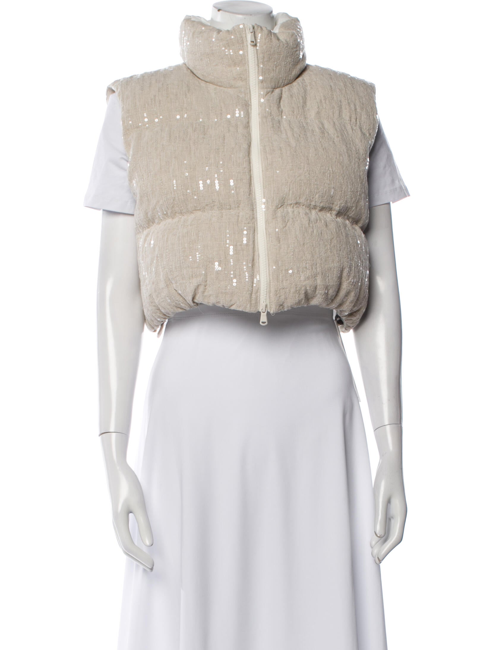 Brunello Cucinelli Linen Down Jacket w/ Tags