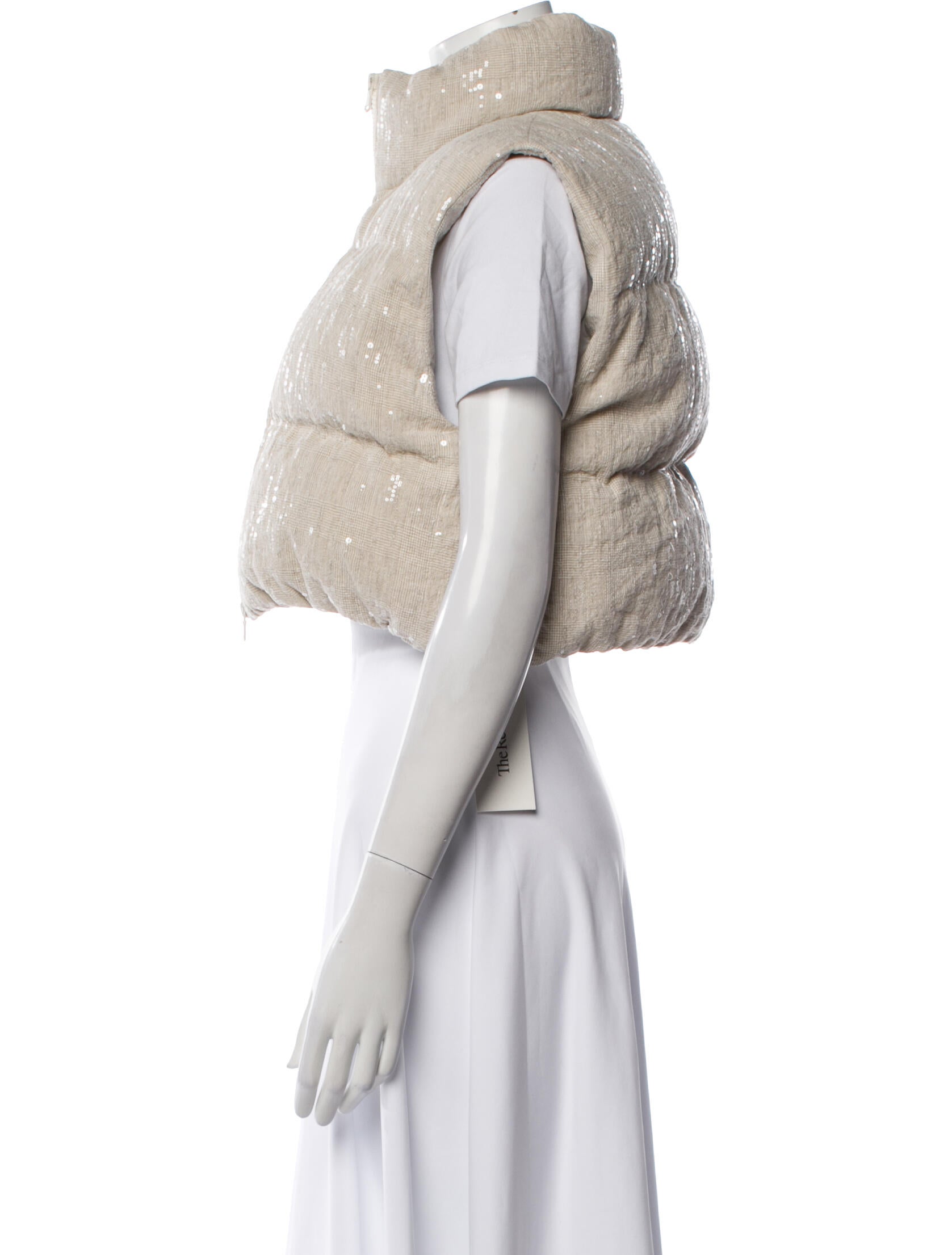 Brunello Cucinelli Linen Down Jacket w/ Tags